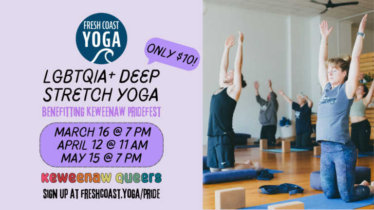 Keweenaw Pridefest Yoga Fundraiser